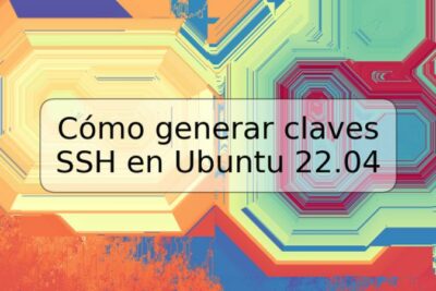 Cómo generar claves SSH en Ubuntu 22.04