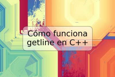 Cómo funciona getline en C++