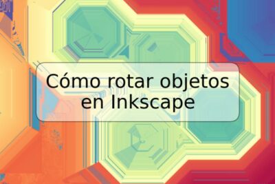 Cómo rotar objetos en Inkscape