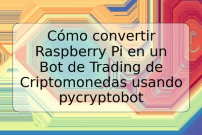 Cómo convertir Raspberry Pi en un Bot de Trading de Criptomonedas usando pycryptobot