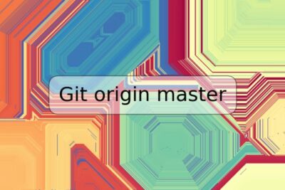 Git origin master