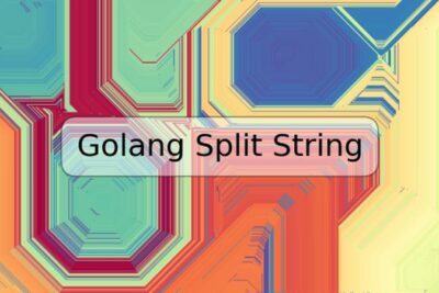 Golang Split String