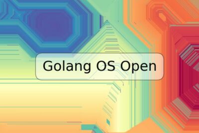 Golang OS Open