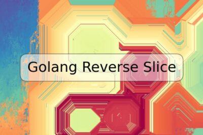 Golang Reverse Slice