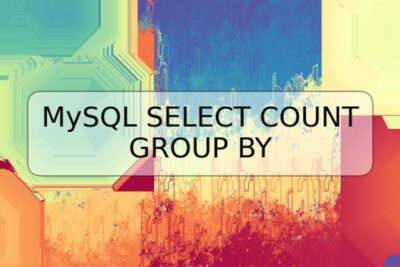 MySQL SELECT COUNT GROUP BY