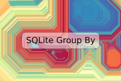 SQLite Group By