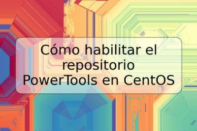 Cómo habilitar el repositorio PowerTools en CentOS