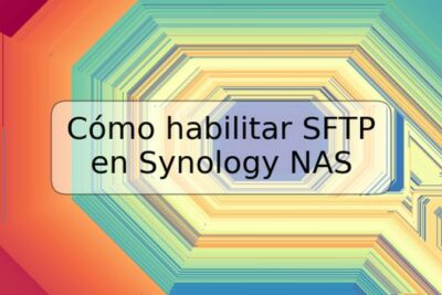 Cómo habilitar SFTP en Synology NAS
