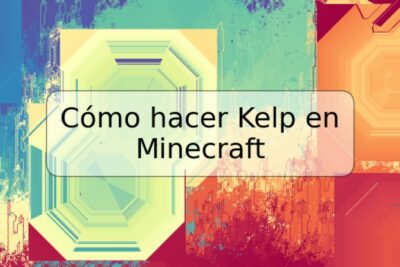 Cómo hacer Kelp en Minecraft