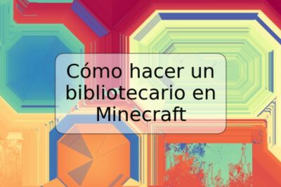 Cómo hacer un bibliotecario en Minecraft