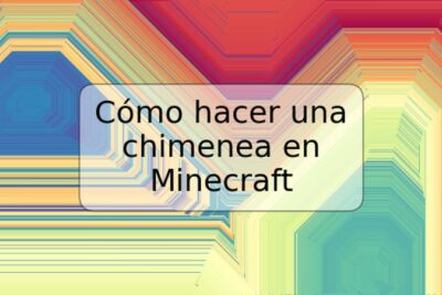 Cómo hacer una chimenea en Minecraft