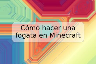 Cómo hacer una fogata en Minecraft