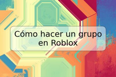 Cómo hacer un grupo en Roblox