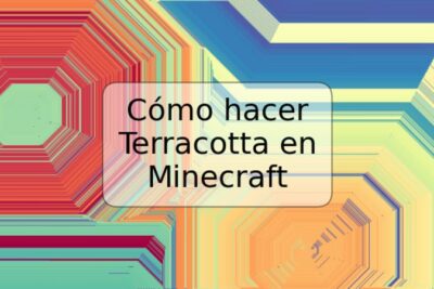 Cómo hacer Terracotta en Minecraft