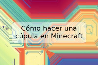 Cómo hacer una cúpula en Minecraft