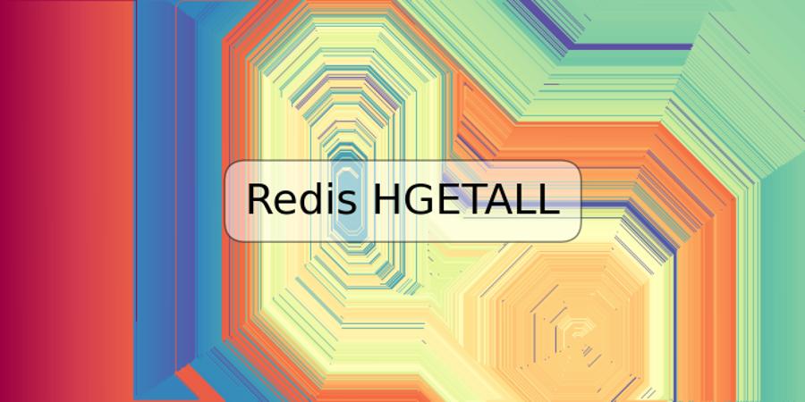 Redis HGETALL