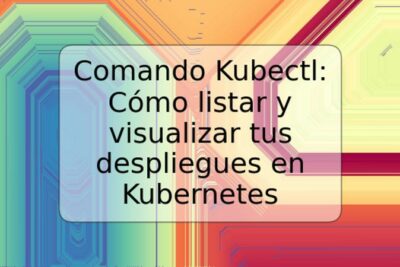 Comando Kubectl: Cómo listar y visualizar tus despliegues en Kubernetes