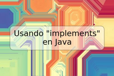 Usando "implements" en Java