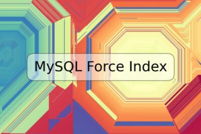 MySQL Force Index