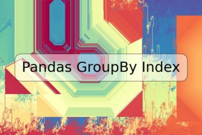 Pandas GroupBy Index