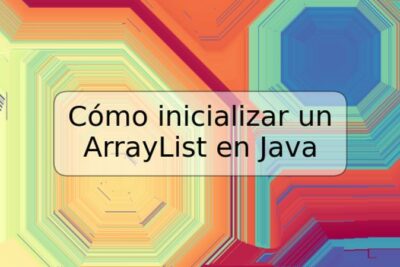 Cómo inicializar un ArrayList en Java