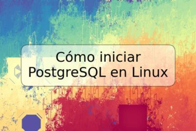 Cómo iniciar PostgreSQL en Linux
