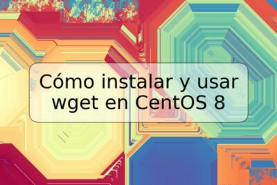 Cómo instalar y usar wget en CentOS 8