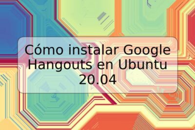 Cómo instalar Google Hangouts en Ubuntu 20.04