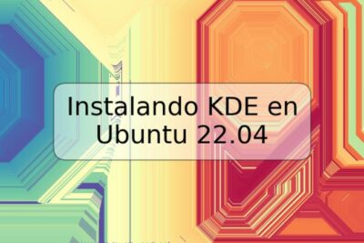 Instalando KDE en Ubuntu 22.04