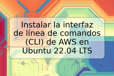 Instalar la interfaz de línea de comandos (CLI) de AWS en Ubuntu 22.04 LTS