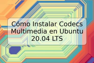 Cómo Instalar Codecs Multimedia en Ubuntu 20.04 LTS