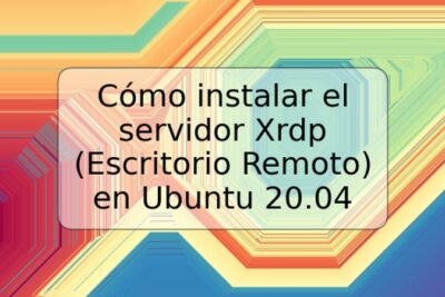 Cómo instalar el servidor Xrdp (Escritorio Remoto) en Ubuntu 20.04