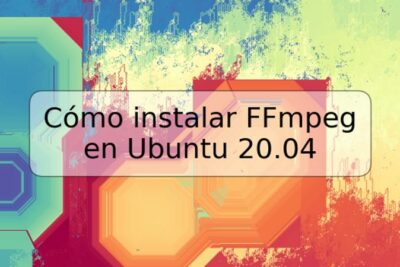Cómo instalar FFmpeg en Ubuntu 20.04