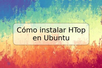 Cómo instalar HTop en Ubuntu