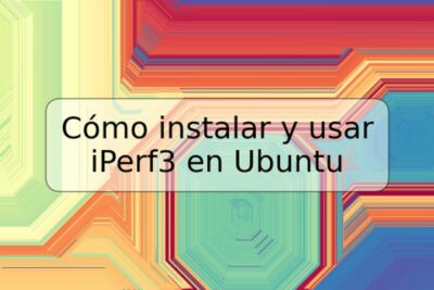 Cómo instalar y usar iPerf3 en Ubuntu