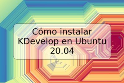Cómo instalar KDevelop en Ubuntu 20.04