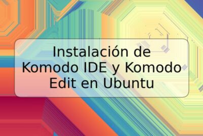 Instalación de Komodo IDE y Komodo Edit en Ubuntu