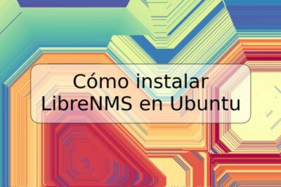 Cómo instalar LibreNMS en Ubuntu