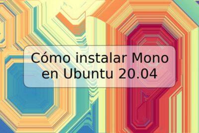 Cómo instalar Mono en Ubuntu 20.04