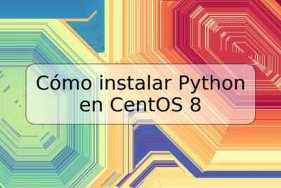 Cómo instalar Python en CentOS 8