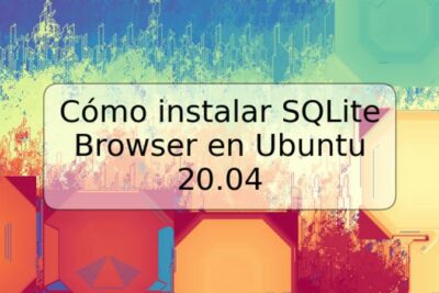 Cómo instalar SQLite Browser en Ubuntu 20.04