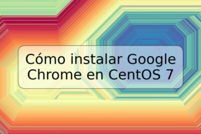 Cómo instalar Google Chrome en CentOS 7