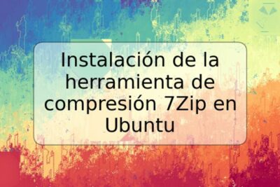 Instalación de la herramienta de compresión 7Zip en Ubuntu