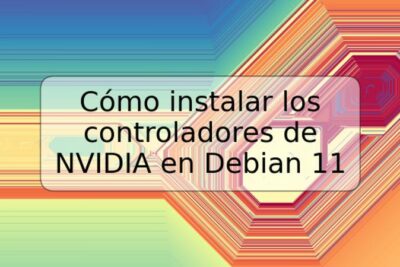 Cómo instalar los controladores de NVIDIA en Debian 11