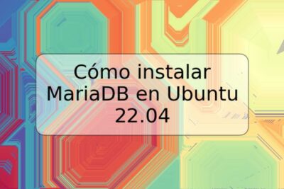 Cómo instalar MariaDB en Ubuntu 22.04