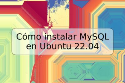 Cómo instalar MySQL en Ubuntu 22.04