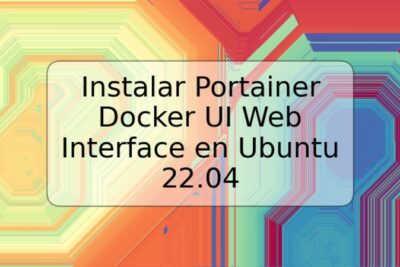 Instalar Portainer Docker UI Web Interface en Ubuntu 22.04
