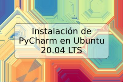 Instalación de PyCharm en Ubuntu 20.04 LTS
