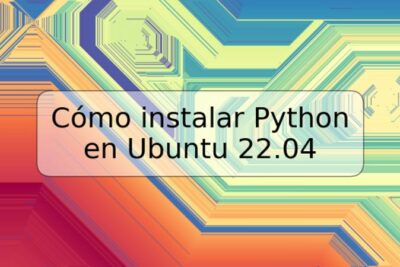 Cómo instalar Python en Ubuntu 22.04