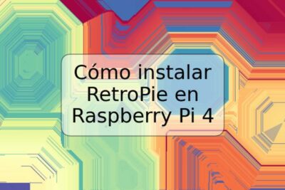 Cómo instalar RetroPie en Raspberry Pi 4